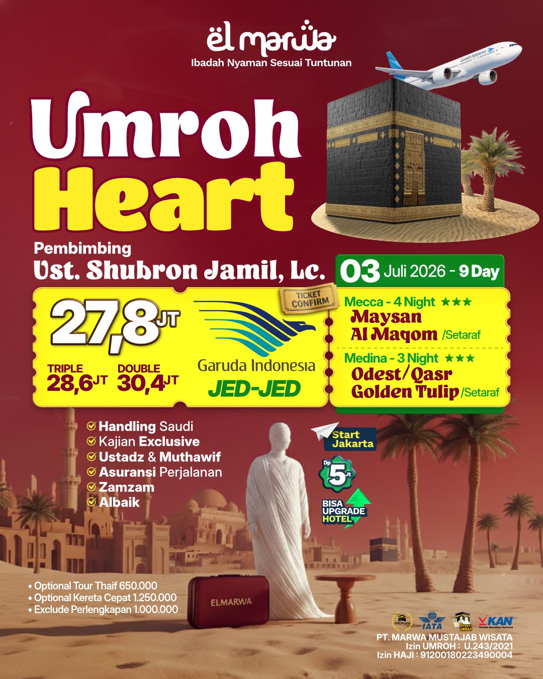 UMROH HEART 03 JULI 2026