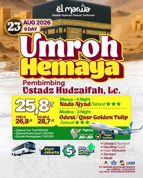 UMROH HEMAYA 23 AGUSTUS 2026