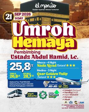 UMROH HEMAYA  21 SEPTEMBER 2026