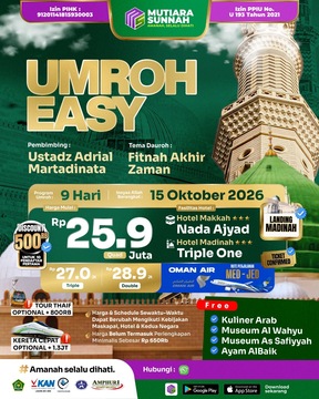 UMROH EASY 15 OKTOBER 2026