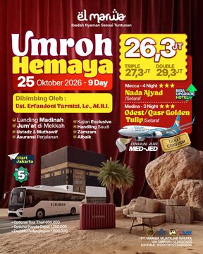 UMROH HEMAYA 25 OKTOBER 2026