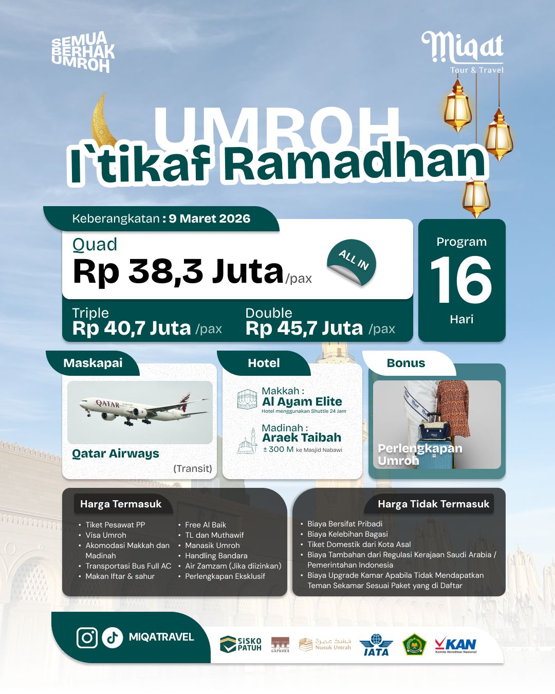 𝗨𝗠𝗥𝗢𝗛 𝗜’𝗧𝗜𝗞𝗔𝗙 𝗥𝗔𝗠𝗔𝗗𝗛𝗔𝗡 1447 𝗛 🕋