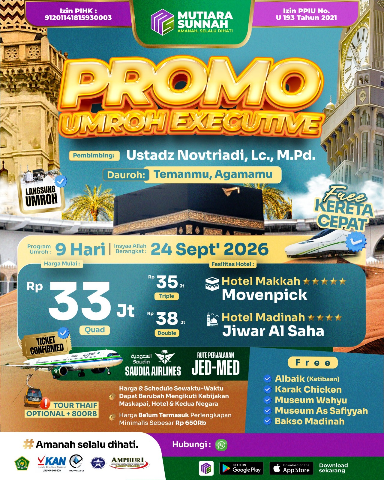 UMROH EXECUTIVE PROMO 24 SEPTEMBER 2026