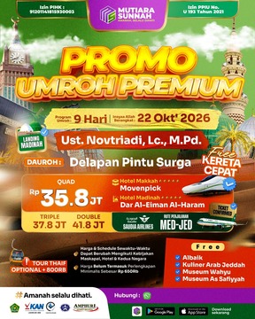 UMROH PREMIUM PROMO 22 OKTOBER 2026