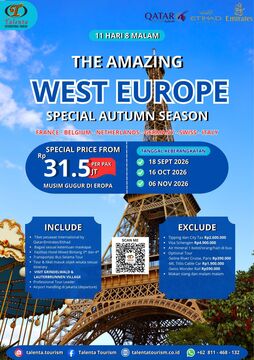 WEST EUROPE SPEACIAL AUTUMN SEASON
