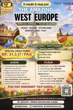THE AMAZING WEST EUROPE SPECIAL SPRING - TULIP SEASON