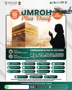 Umroh Plus Thaif 13 Juli 2026