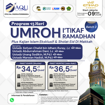 Umroh Itikaf Akhir Ramadhan 2026 – Sholat Idul Fitri di Makkah
