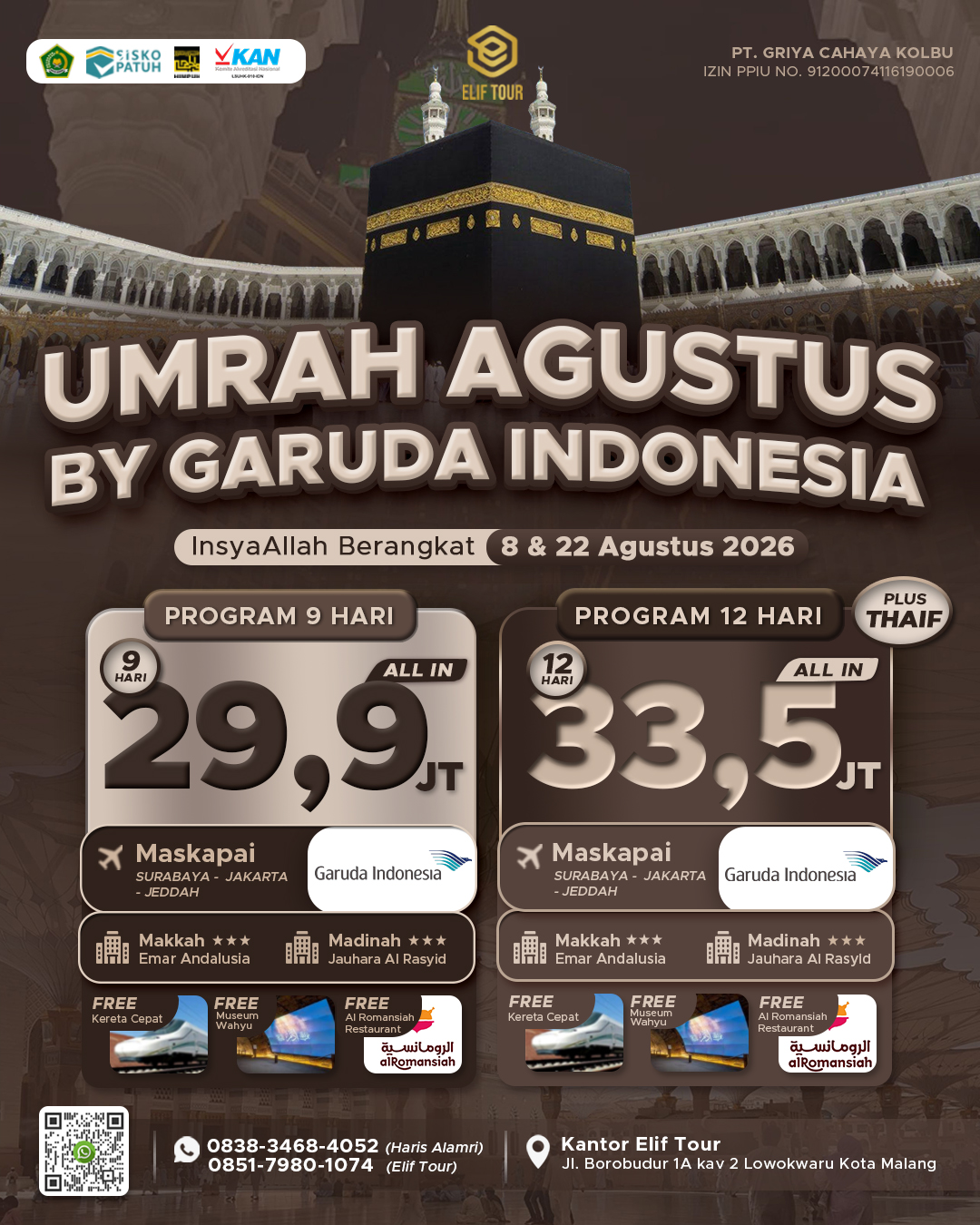 UMRAH AGUSTUS BY GARUDA INDONESIA