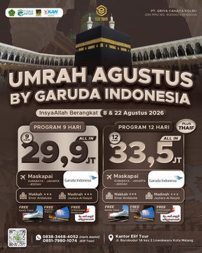 UMRAH AGUSTUS BY GARUDA INDONESIA