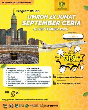 UMROH 2X JUMAT 16 SEPTEMBER