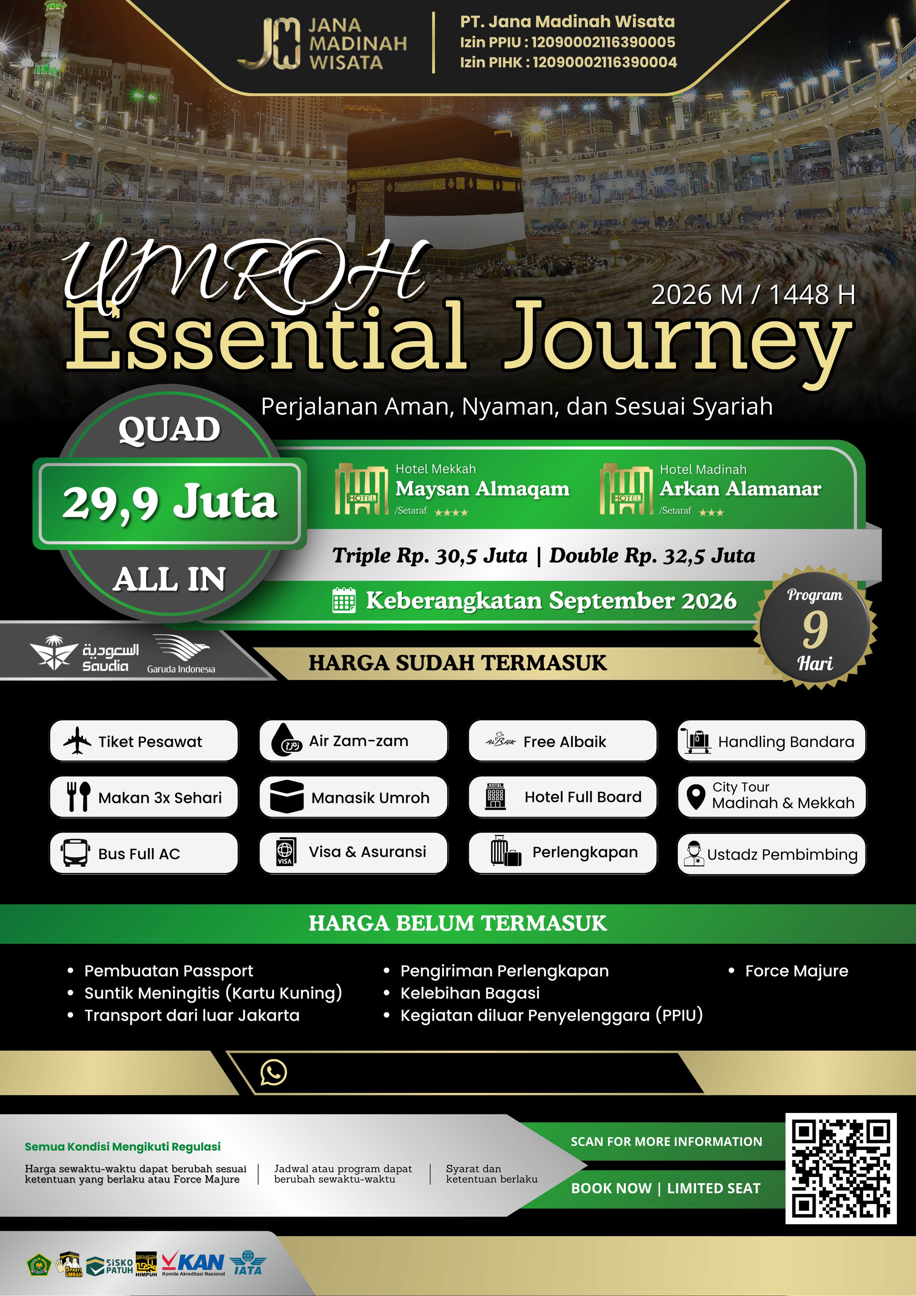 UMROH ESSENTIAL JOURNEY SEPTEMBER 2026