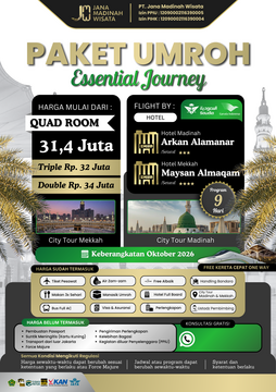 UMROH ESSENTIAL JOURNEY OKTOBER 2026