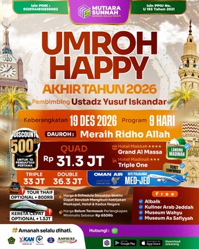 UMROH HAPPY AKHIR TAHUN 19 DESEMBER 2026
