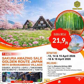 EXPLORE JAPAN - SAKURA AMAZING GOLDEN ROUTE 2026
