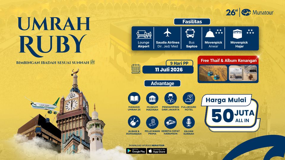 Umrah Ruby Landing Madinah 11 Juli 2026