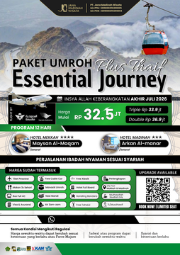 UMROH ESSENTIAL JOURNEY PLUS THAIF AKHIR JULI 2026