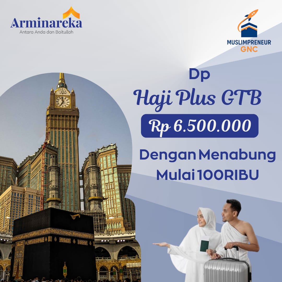 DP Haji Plus GTB (Setoran Mulai 100 Ribu)