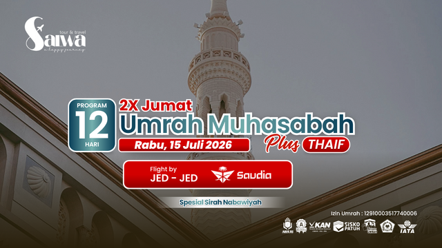 UMRAH PLUS THAIF MUHASABAH SALWA 15 JULI 2026