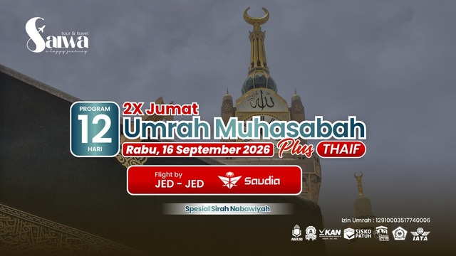 UMRAH PLUS THAIF MUHASABAH SALWA 16 SEPTEMBER 2026