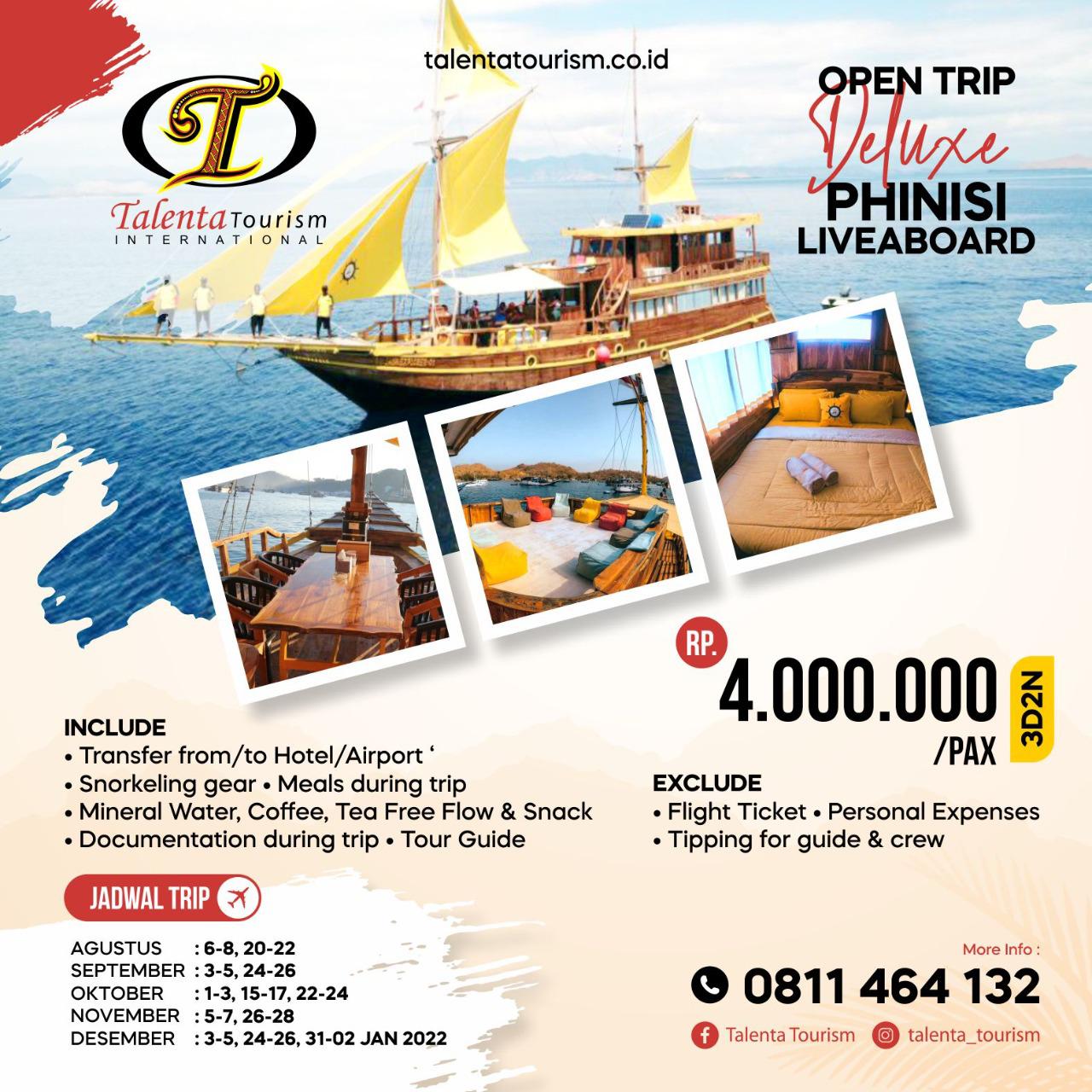 Open Trip Labuanbajo  - Phinisi Luxury Live Board 3D/2N