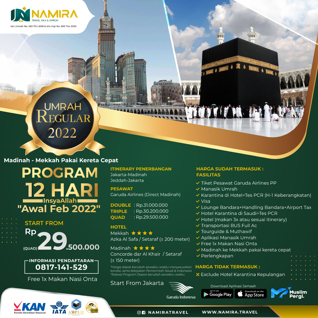 halijah travel umrah 2022