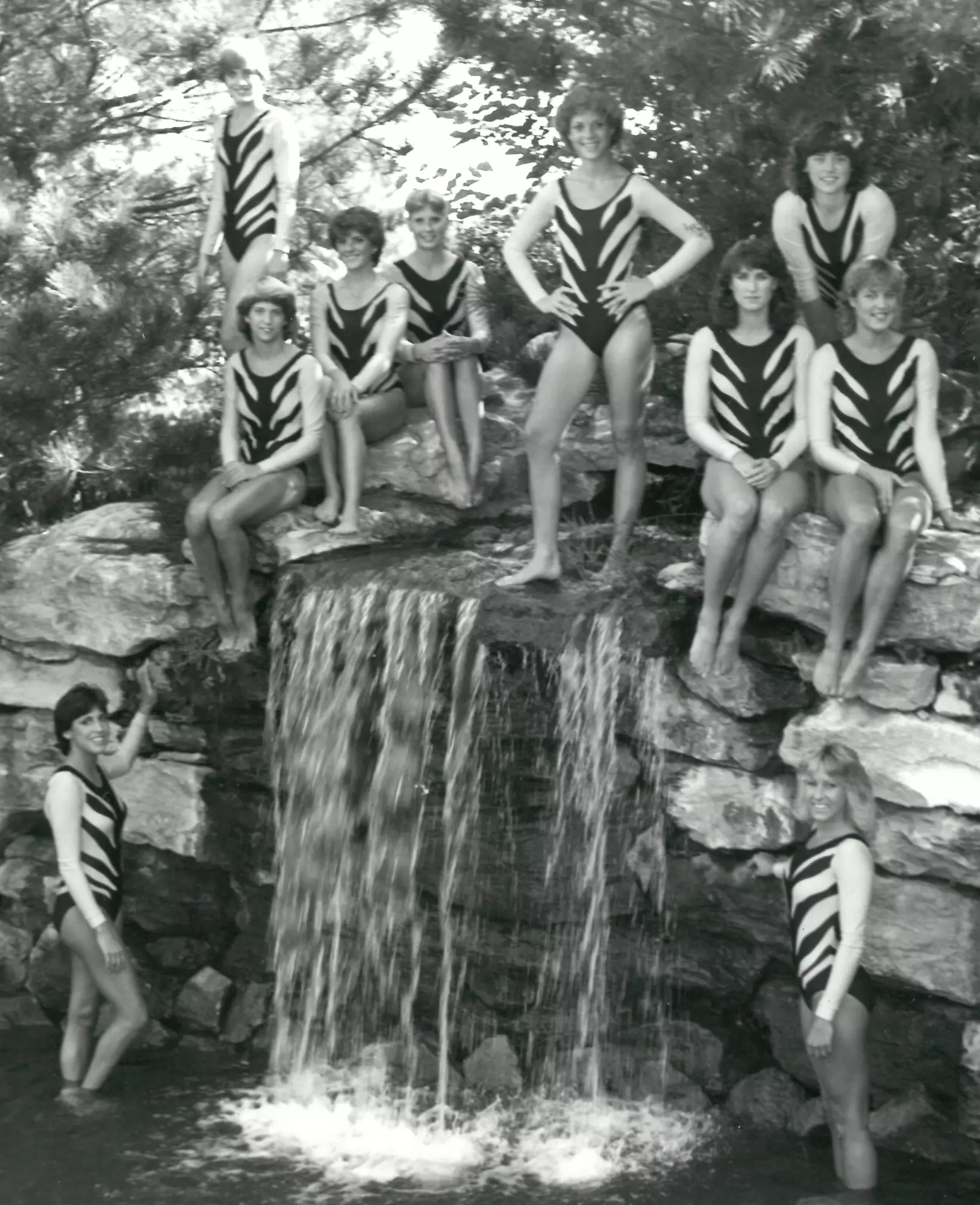 1983 Mizzou gymnastics team photo