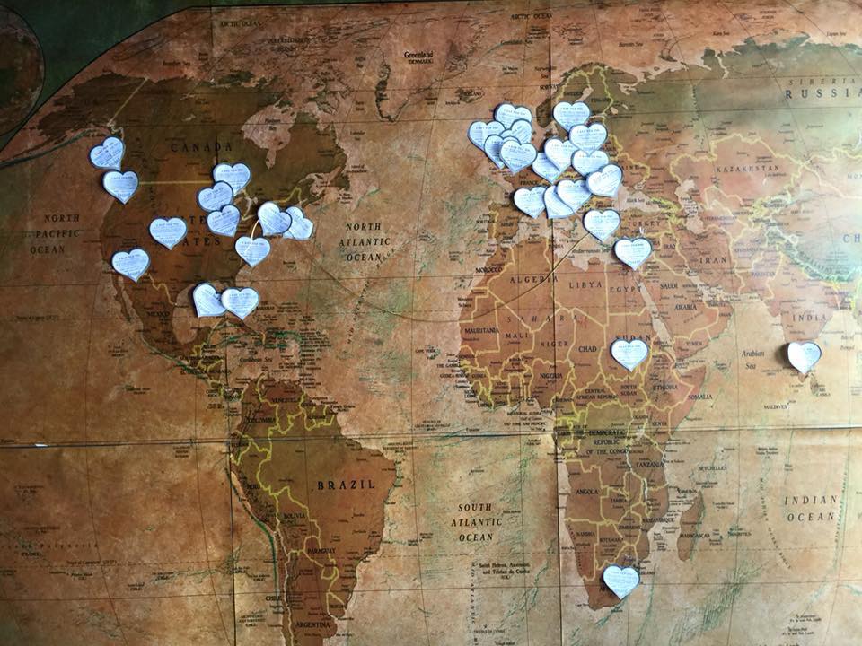 The 42 hearts