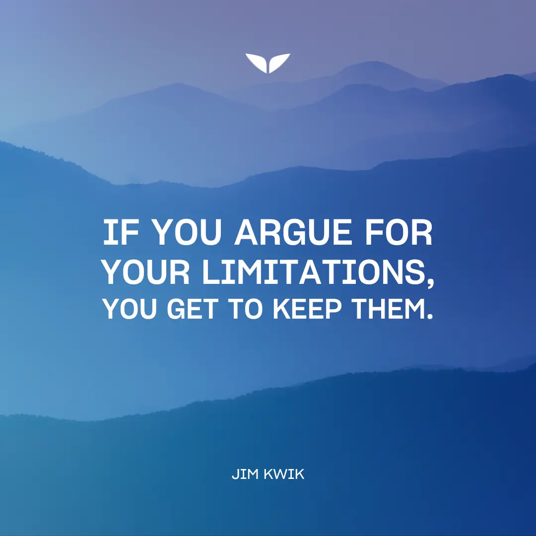 One of Jim Kwik quotes from Limitless