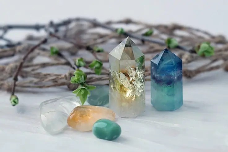 crystals and stones