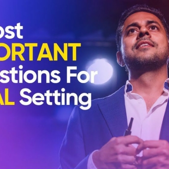 Vishen Lakhiani speaking about the 3 most important questions for goal setting