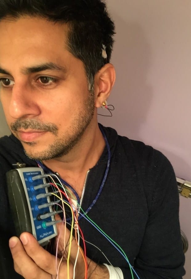 Vishen with EEG monitors