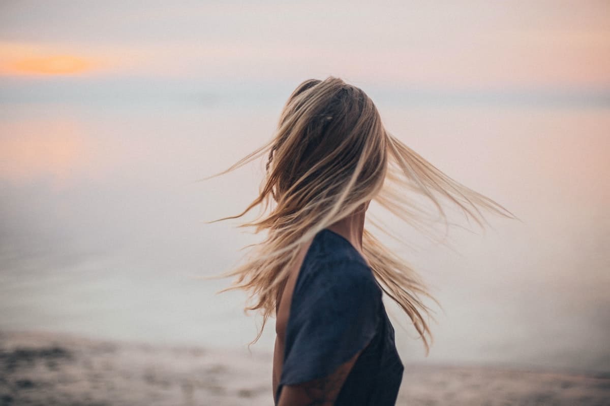 Woman turning her head and learning how to deal with rejection.