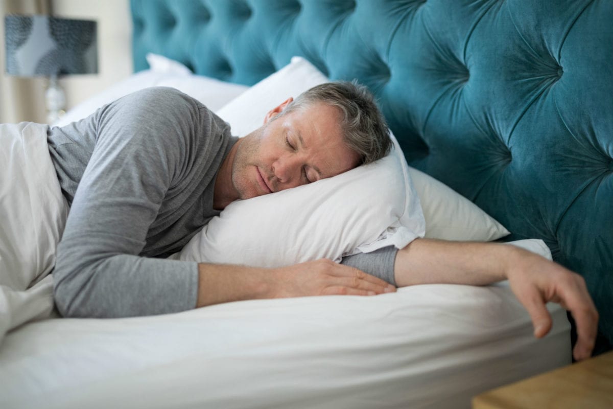 Man sleeping deeper and smarter