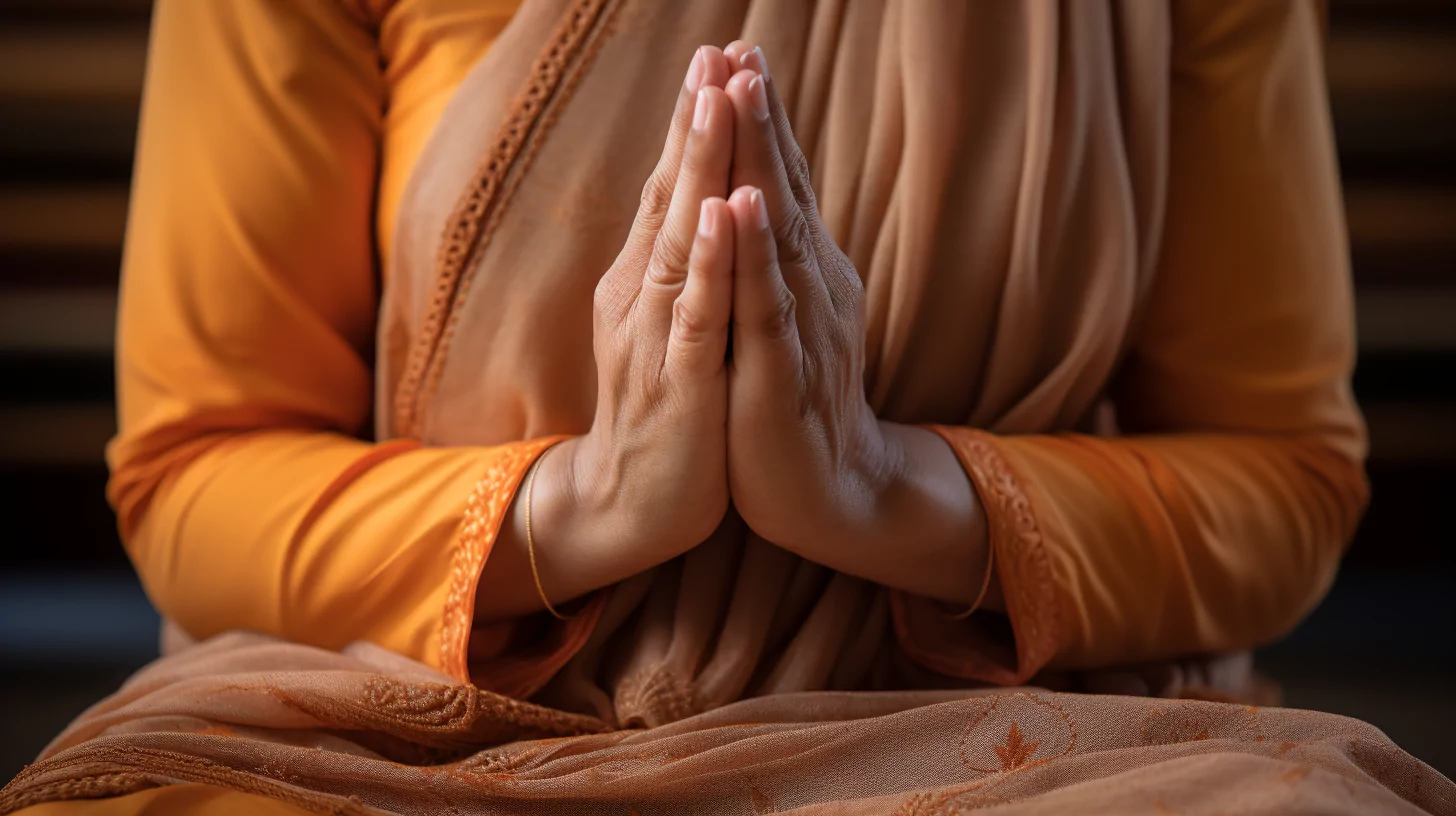 Prayer pose