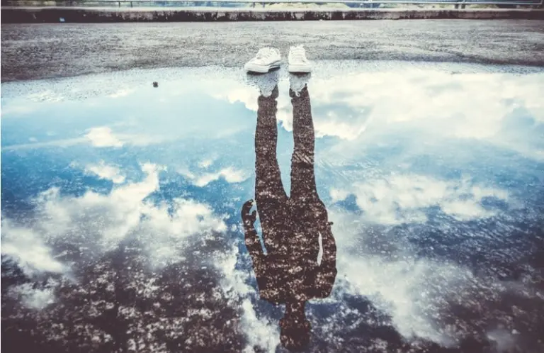 Reflection to represent the subconscious mind