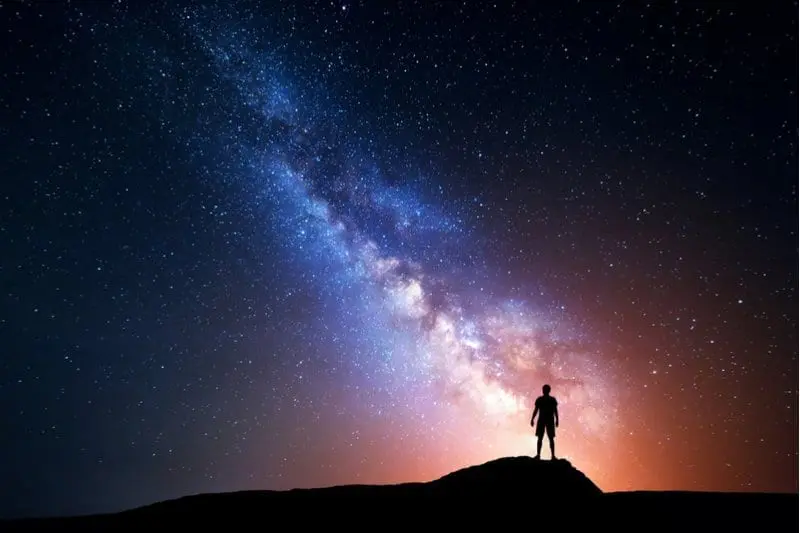Man in space
