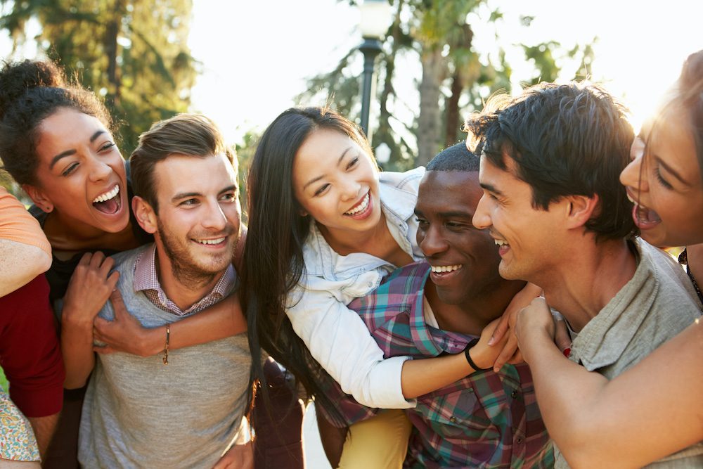 Group of people in relationships