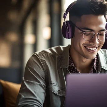 strong problem solving and analytical skills examples Man listening to binaural beats