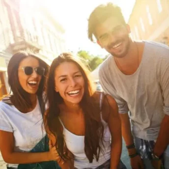 Group of friends enjoying life