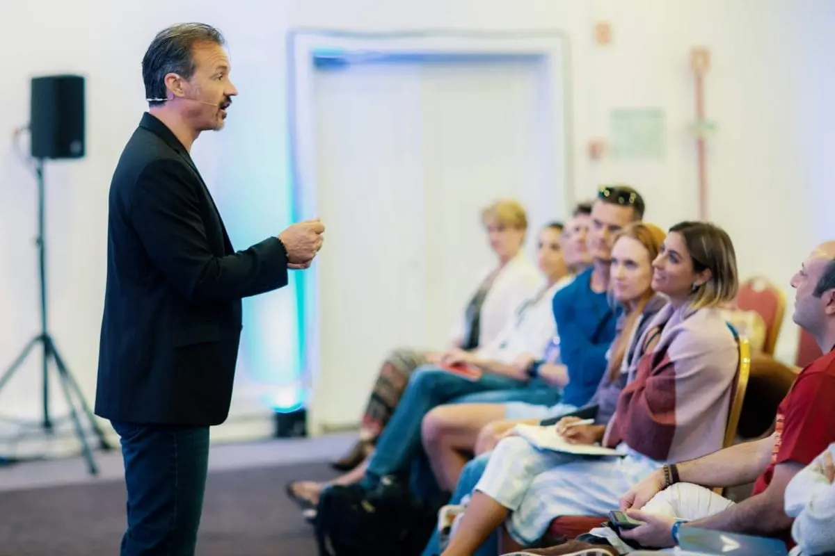 Eric Edmeades at Mindvalley's A-Fest 2019 Portugal