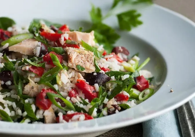 salad with tuna