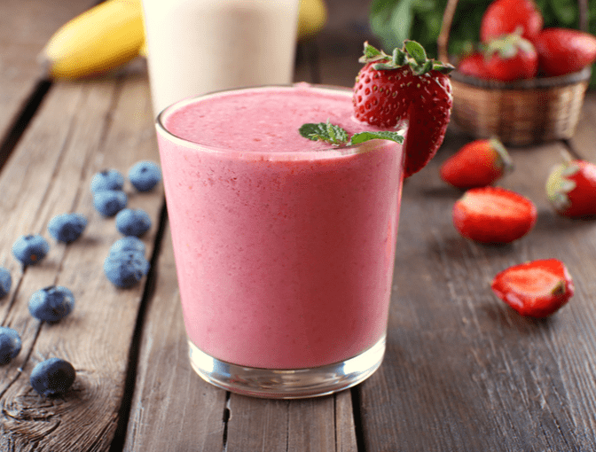 strawberry smoothie