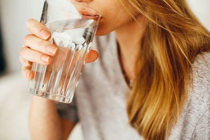 up your water intake
