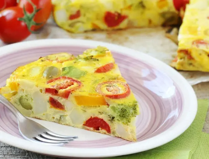 Crustless quiche