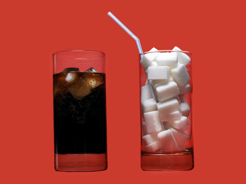 coca-cola and sugar