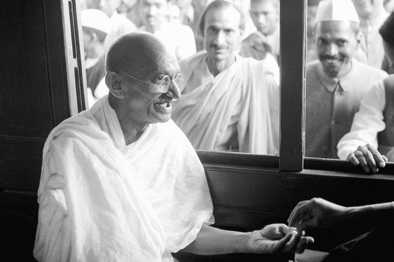Gandhi inspiring leader