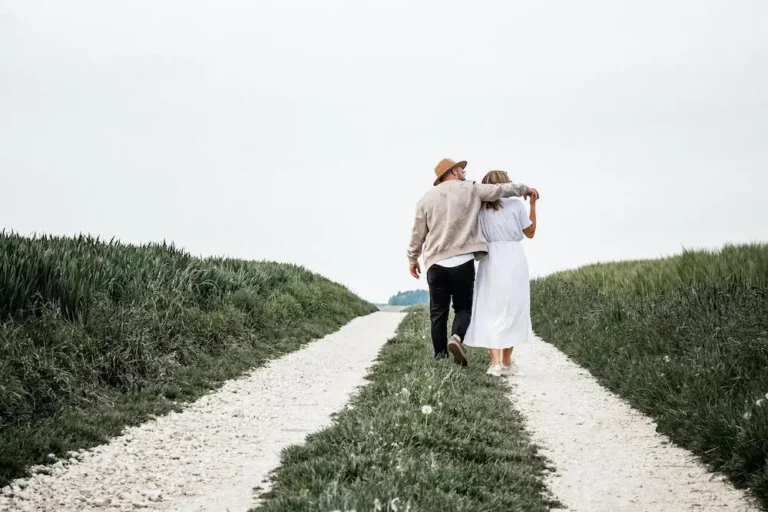 Couple walking