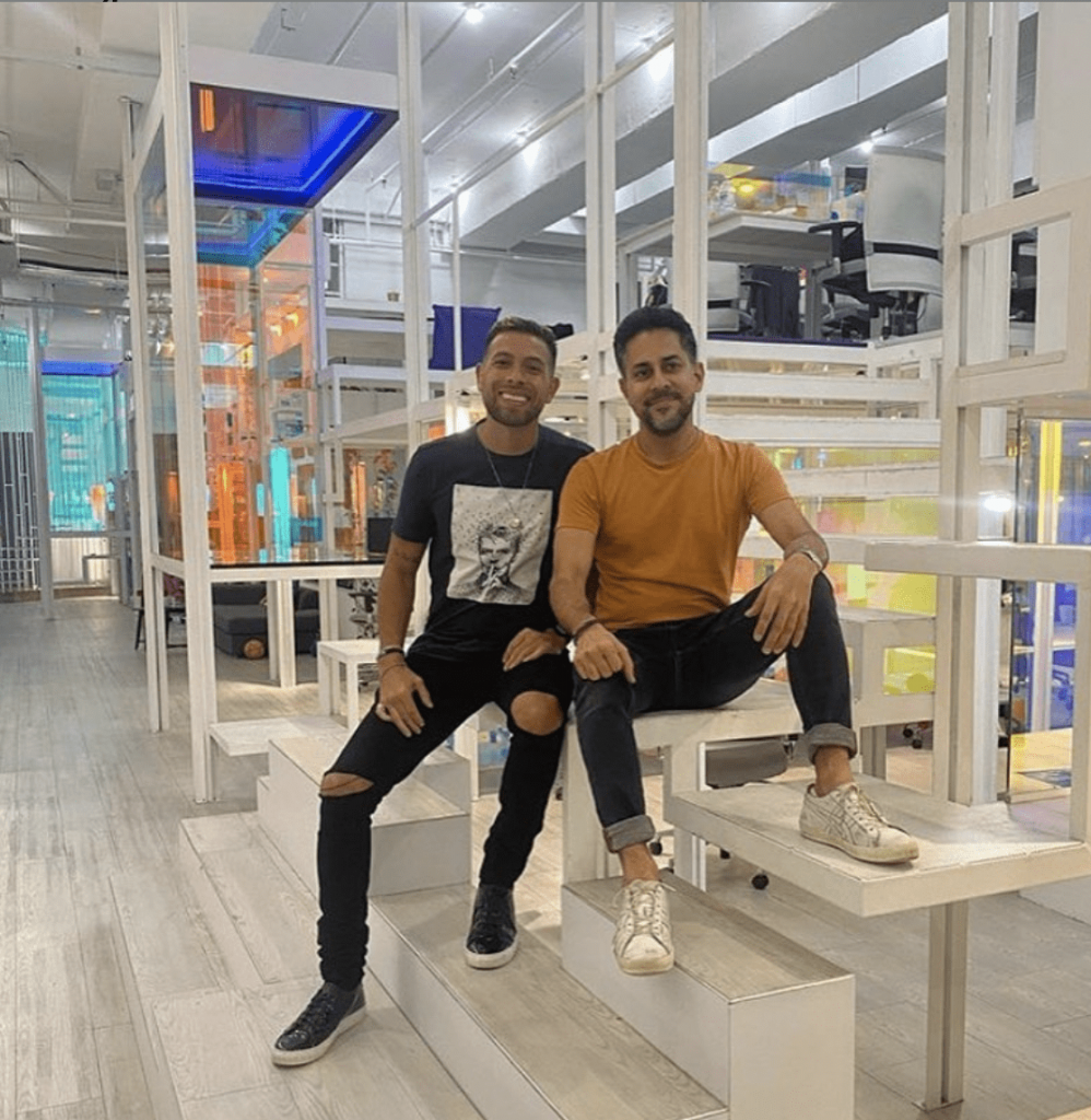 Gerard Adams and Vishen Lakhiani at Mindvalley HQ Kuala Lumpur
