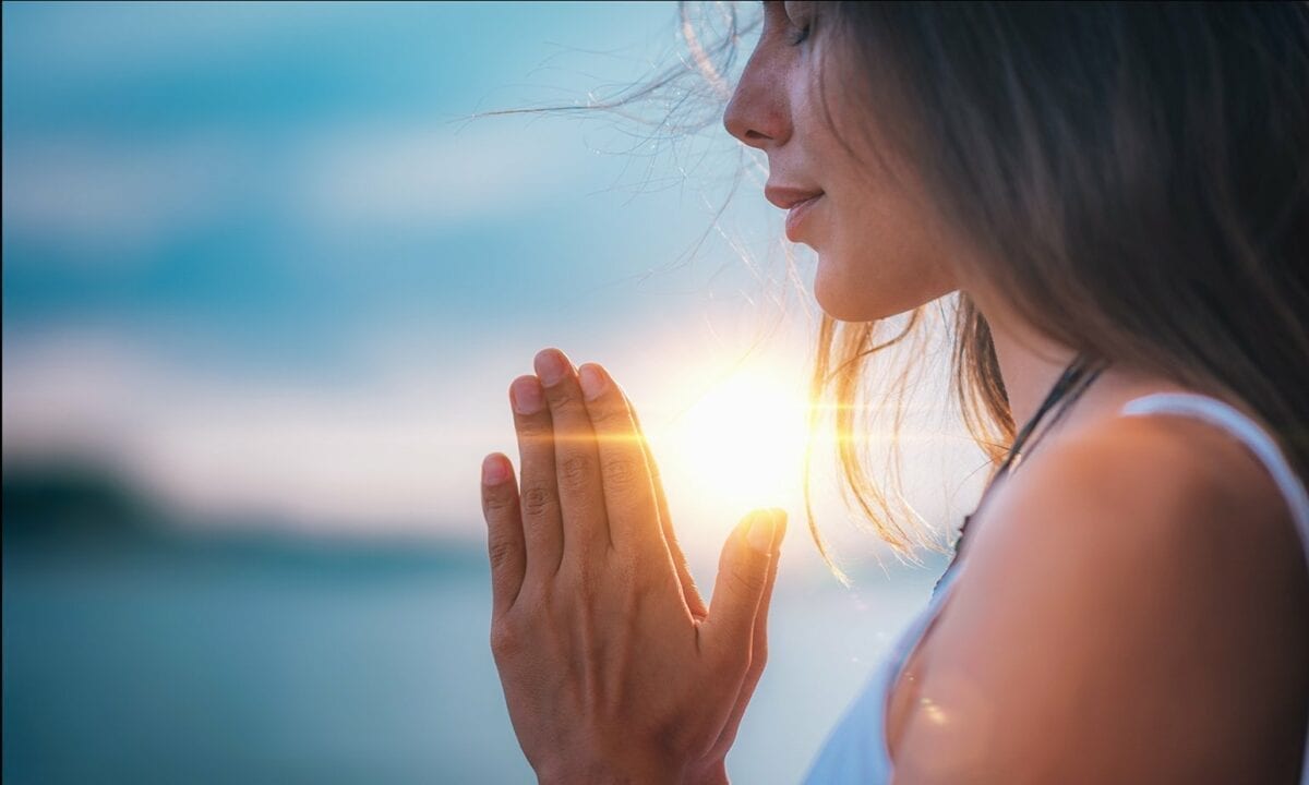 Woman praying